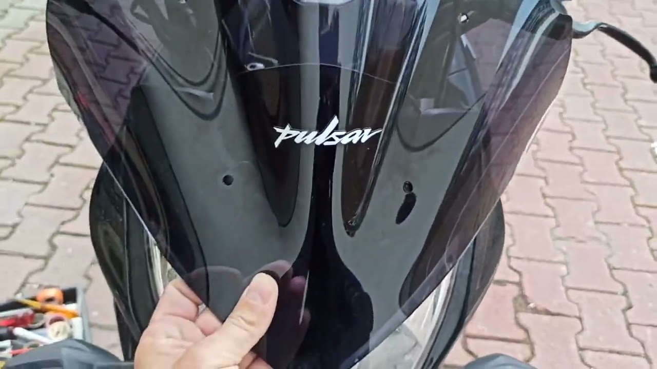 Pulsar Ns 200 tur cam takma işlemi