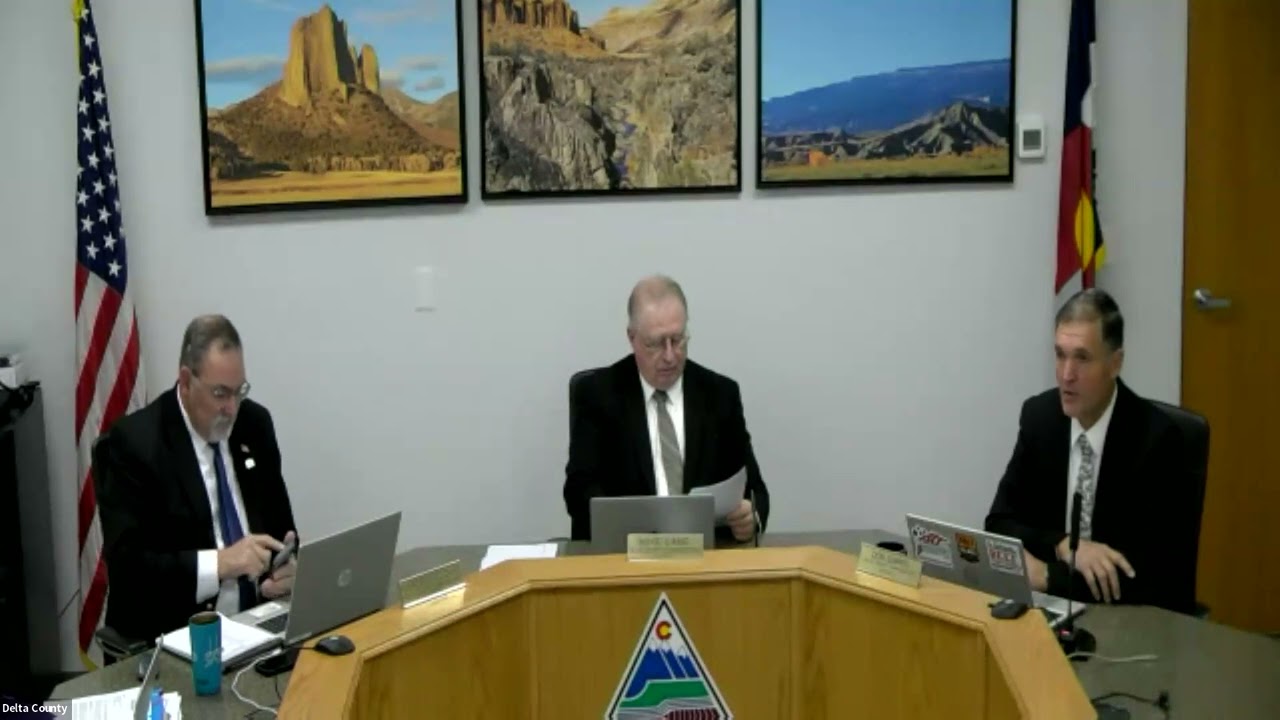 Delta County Board of Commissioners Regularly Scheduled Meeting for January 7, 2025