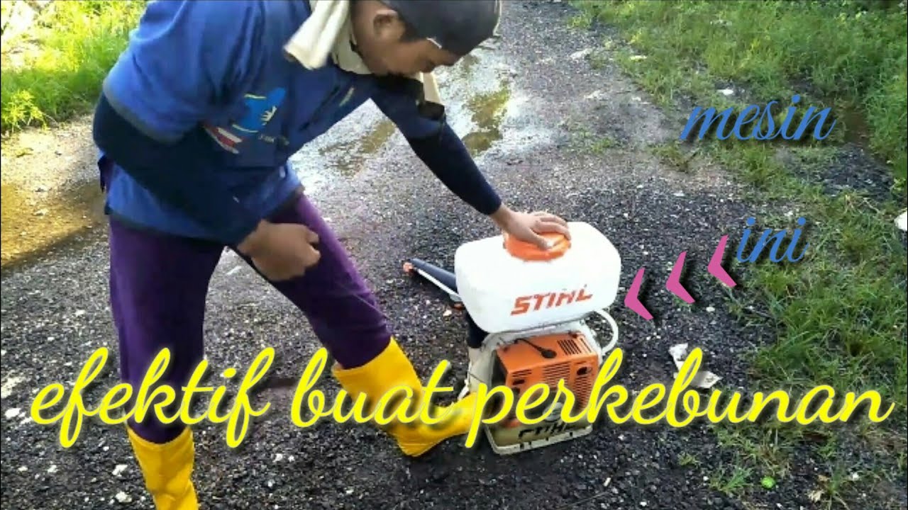 REVIUW Mesin Racun Rumput. #solusi_para_petani.