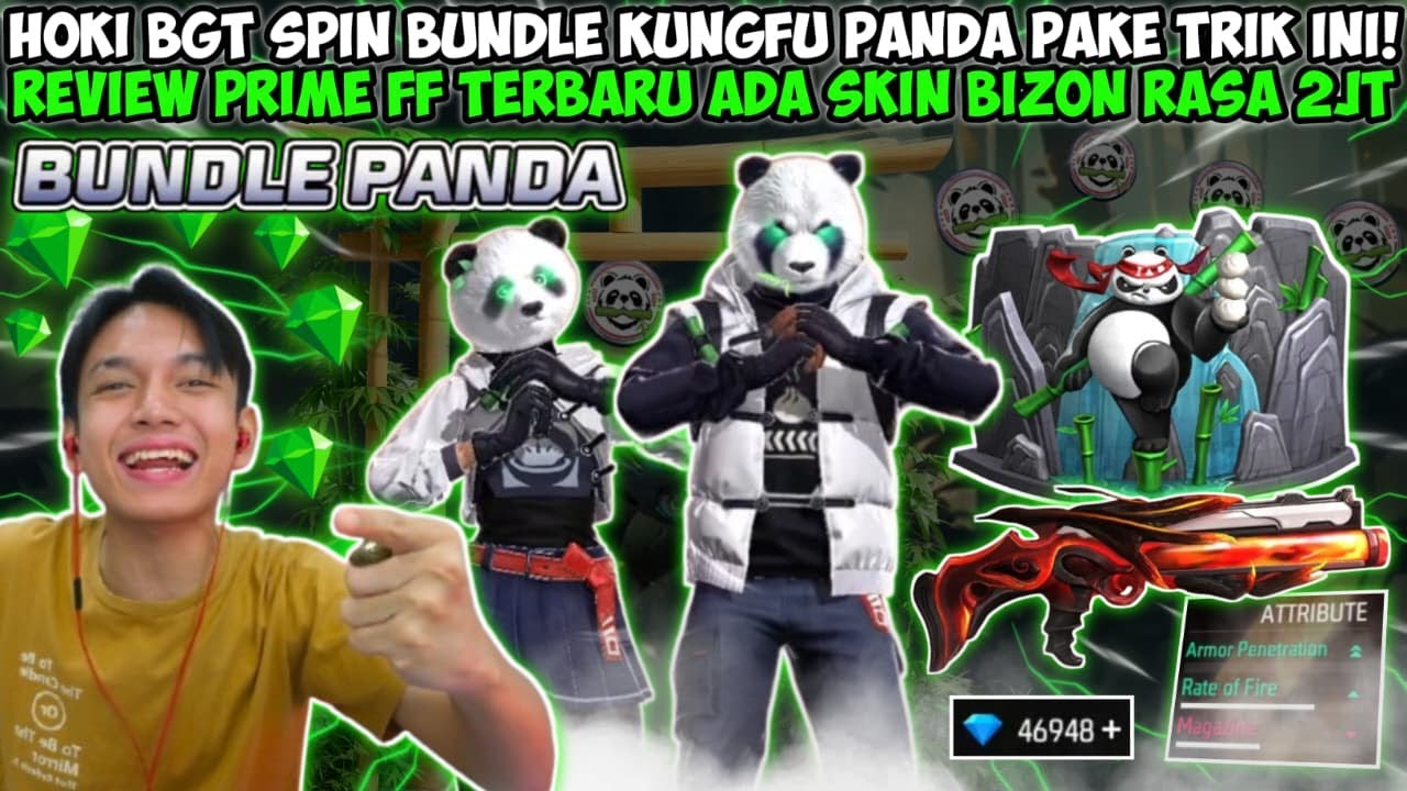 HOKI BGT SPIN BUNDLE KUNGFU PANDA PAKE TRIK INI! REVIEW PRIME SHOP TERBARU ADA SKIN BIZON RASA 2JT😱