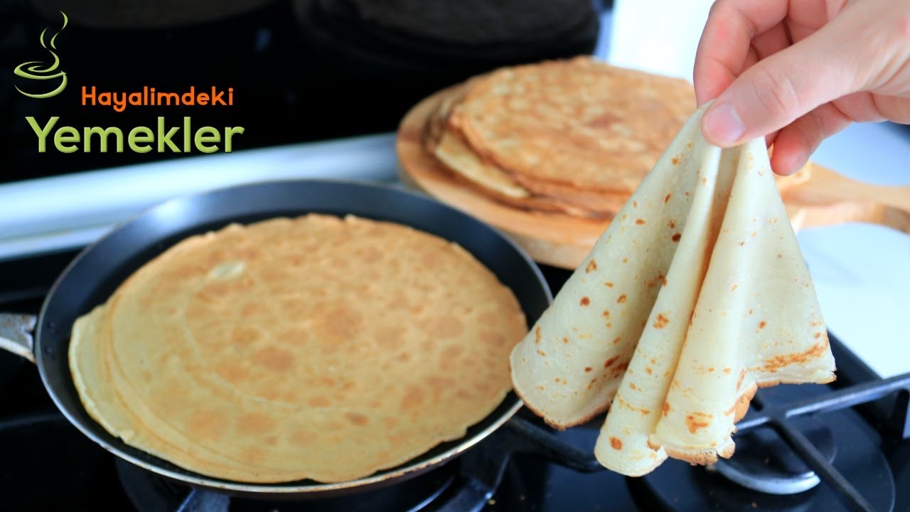 GARANTİLİ İNCECİK YUMUŞACIK OLUYOR 👌 ✅ TAM ÖLÇÜLÜ PRATİK KREP TARİFİ ✅ KOLAY KREP YAPIMI 💯