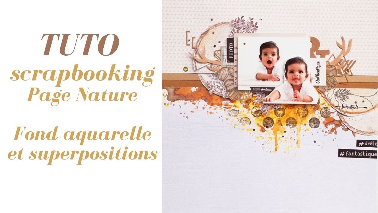TUTO page de scrapbooking box Quiscrap