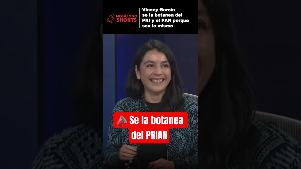 Vianey Garc&iacute;a from #Morena is mocking the #PRIAN.