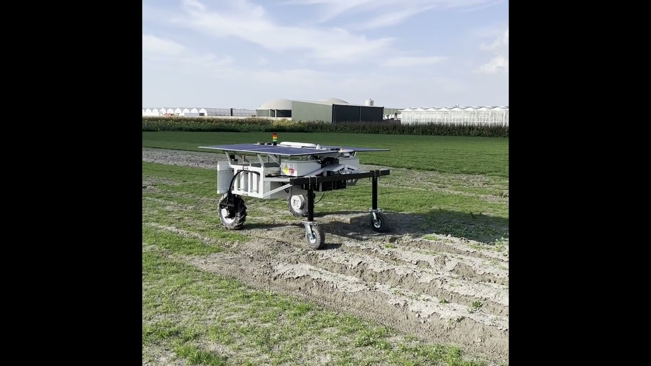 EARTH ROVER - KRAMER BV in actie - Onkruid verwijderen met een geconcentreerde lichtstraal – update