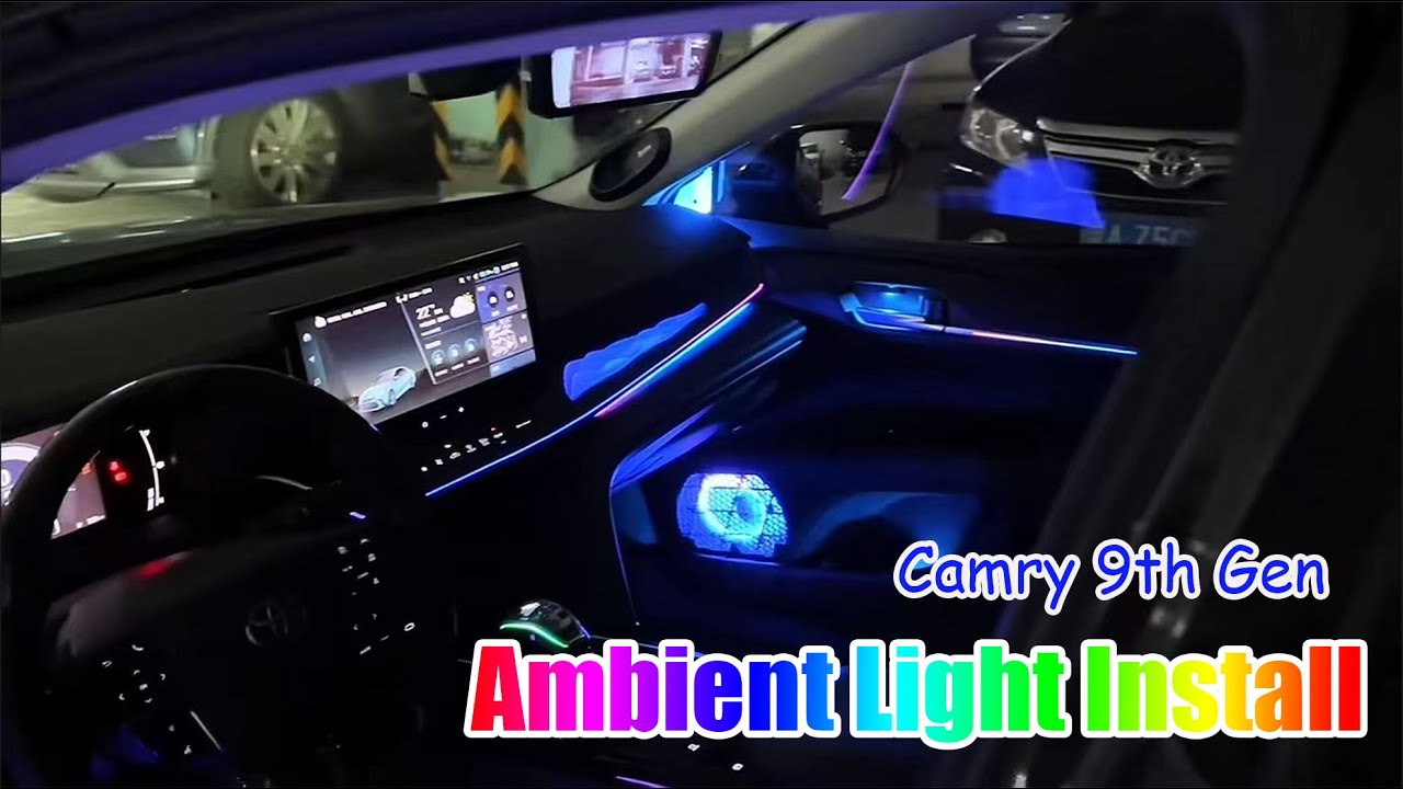 How to Install Ambient Lights in 2025 Camry | Full Interior Mod Tutorial (Ultra Detailed!)