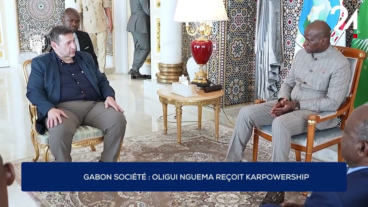 GABON SOCIÉTÉ : OLIGUI NGUEMA REÇOIT KARPOWERSHIP