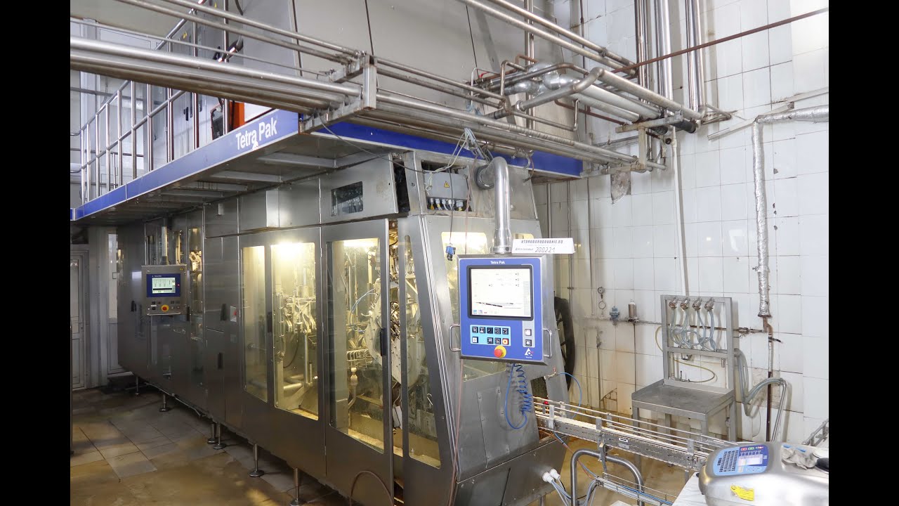 Линия розлива кисло молочных продуктов Тетра Пак C3Flex