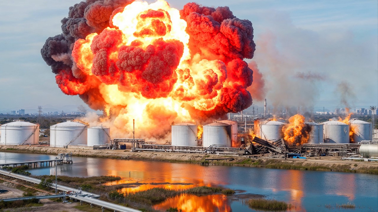 Ukraine Just DESTROYED Russia's Key Oil Depot