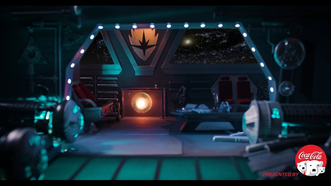 Guardians' Spaceship Fireside Video in 4K