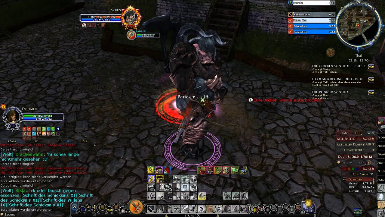 Herr der Ringe Online DD-Wächter Doomed Glocken von Thal T2 Solo U 15