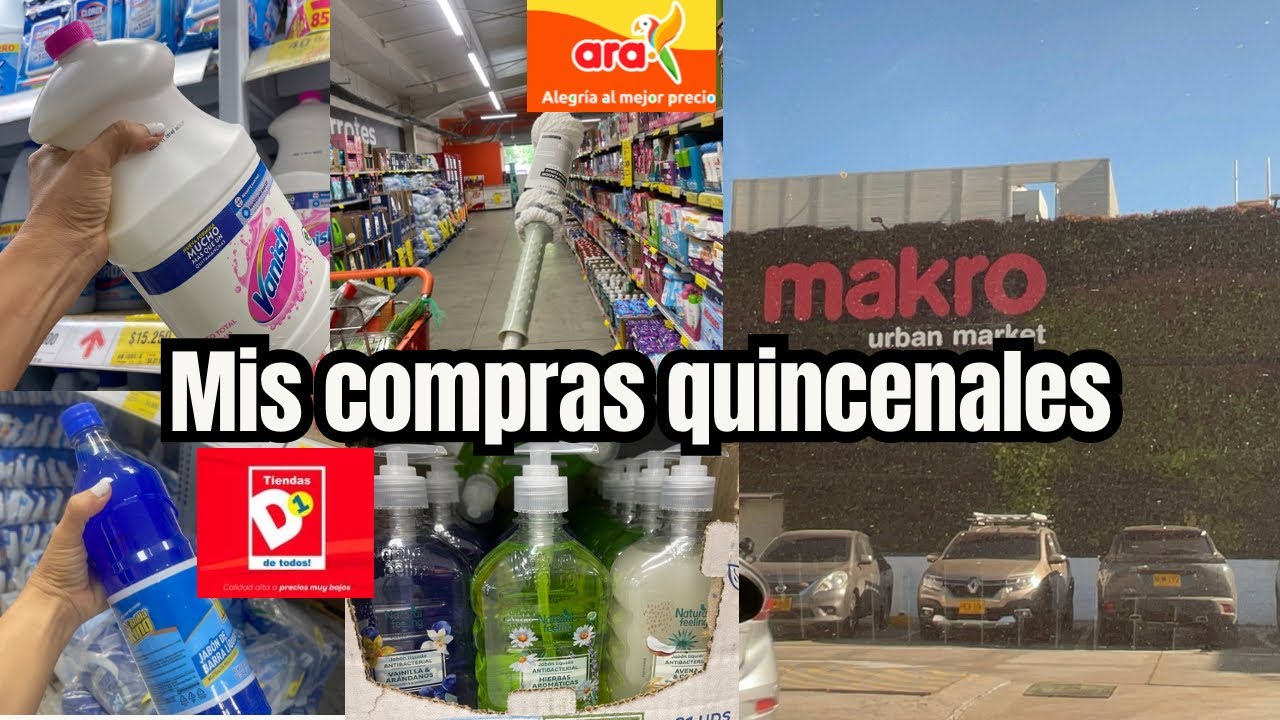compranas en tiendas MAKRO/MIS COMPRAS QUINCENALES #tiendasd1 #tiendasara #isimo