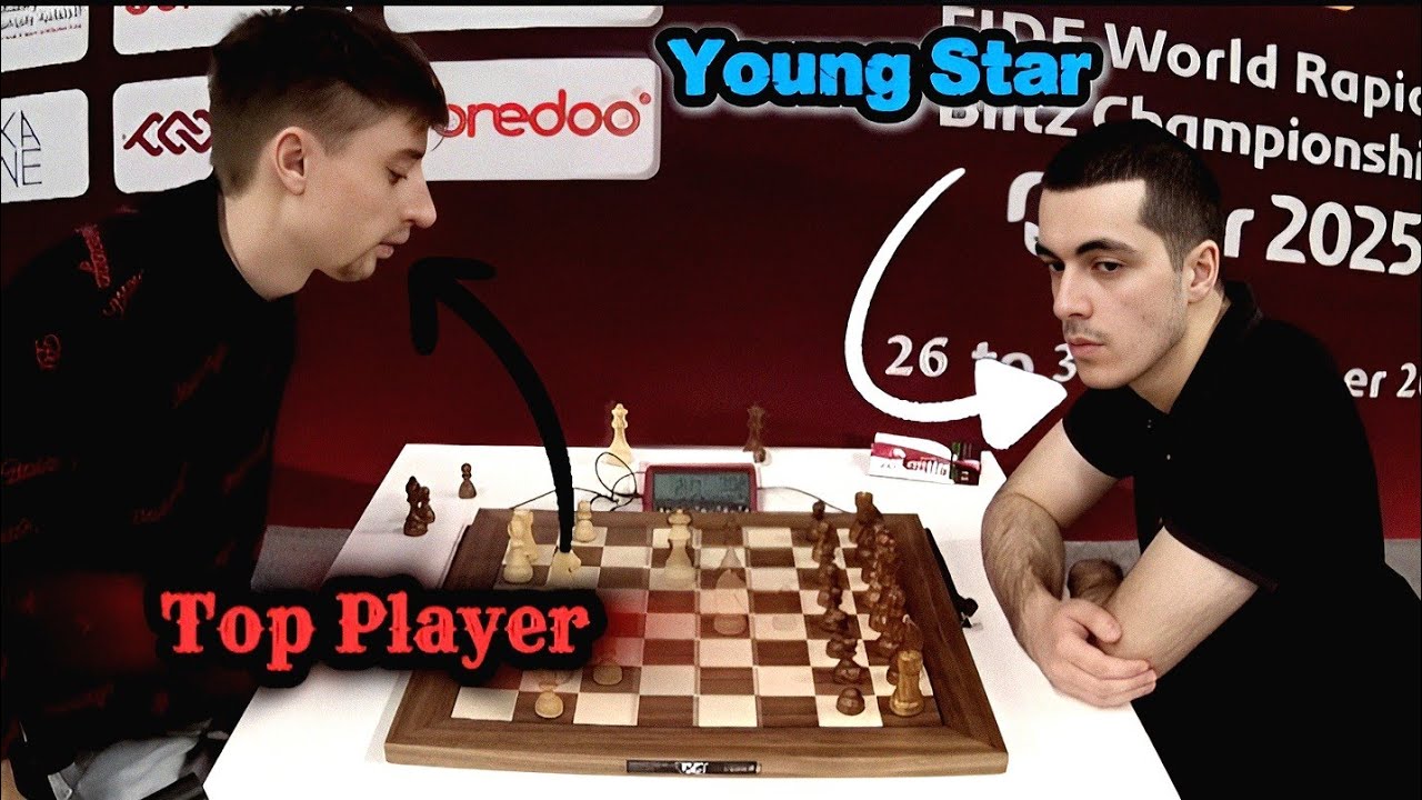 Dubov Was Challenged By A Young Star From Azerbaijan | FIDE World Blitz Championship 2025, Round 3