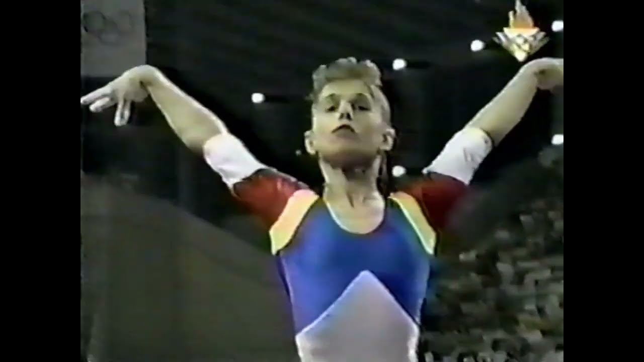 Lavinia Milosovici ROU - 1992 Olympics Compulsory Floor Exercise 9.912