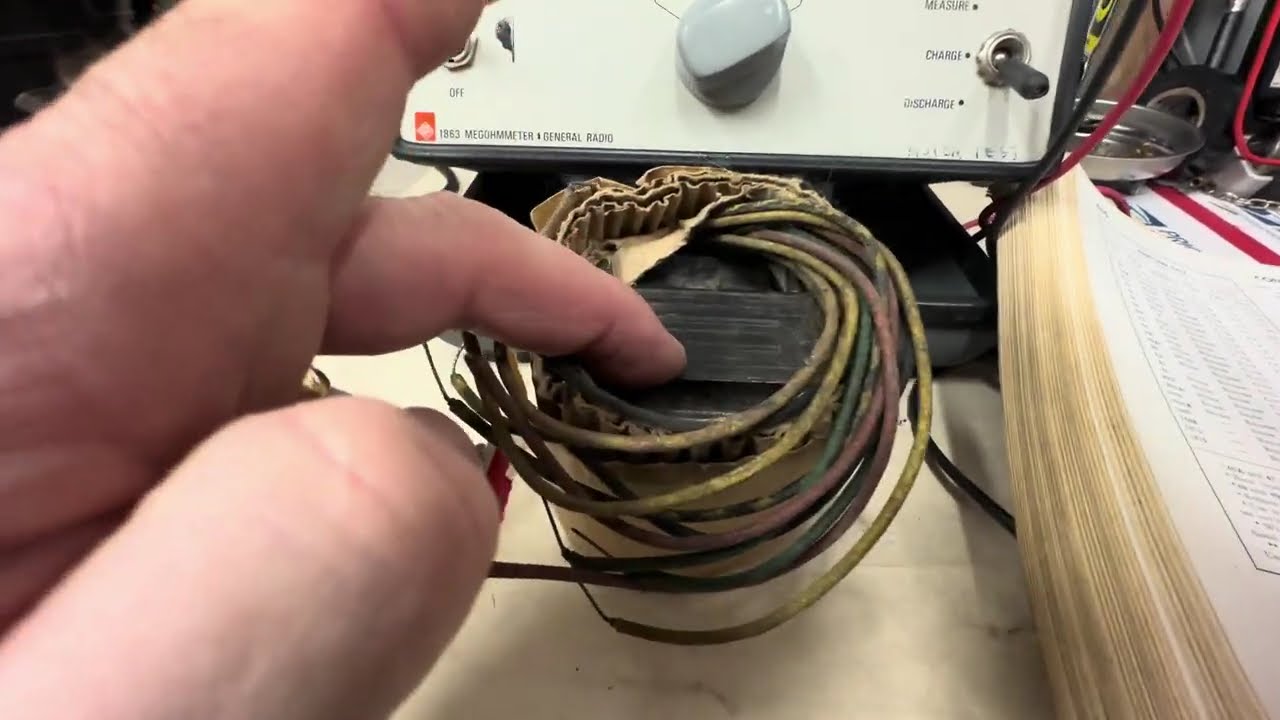 Cool test equipment! GenRad 1863 Megohm Meter: Xformer Insulation resistance, diode & cap leakage.