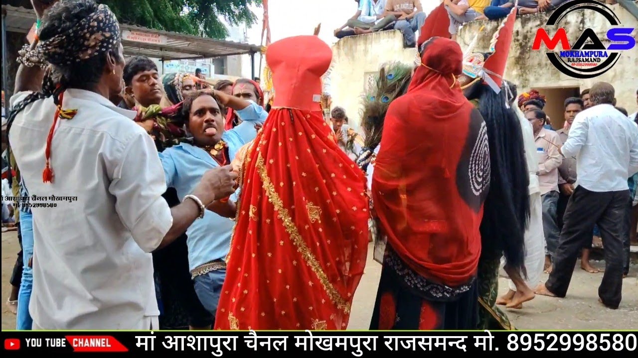 लालू लवारिया का खेल 👉 मोरचणा गवरी 2025 💥 चावण्डा माताजी को आया खतरनाक भाव गवरी खेल मे #morchanagavri