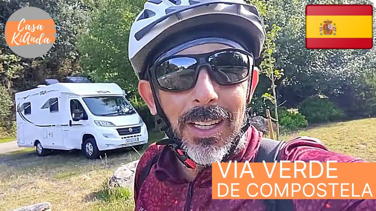 Via Verde Compostela-Tambre-Lenguelle - Ep2 - Pelas Vias Verdes de Espanha em Bicicleta de BTT 🚵🚵