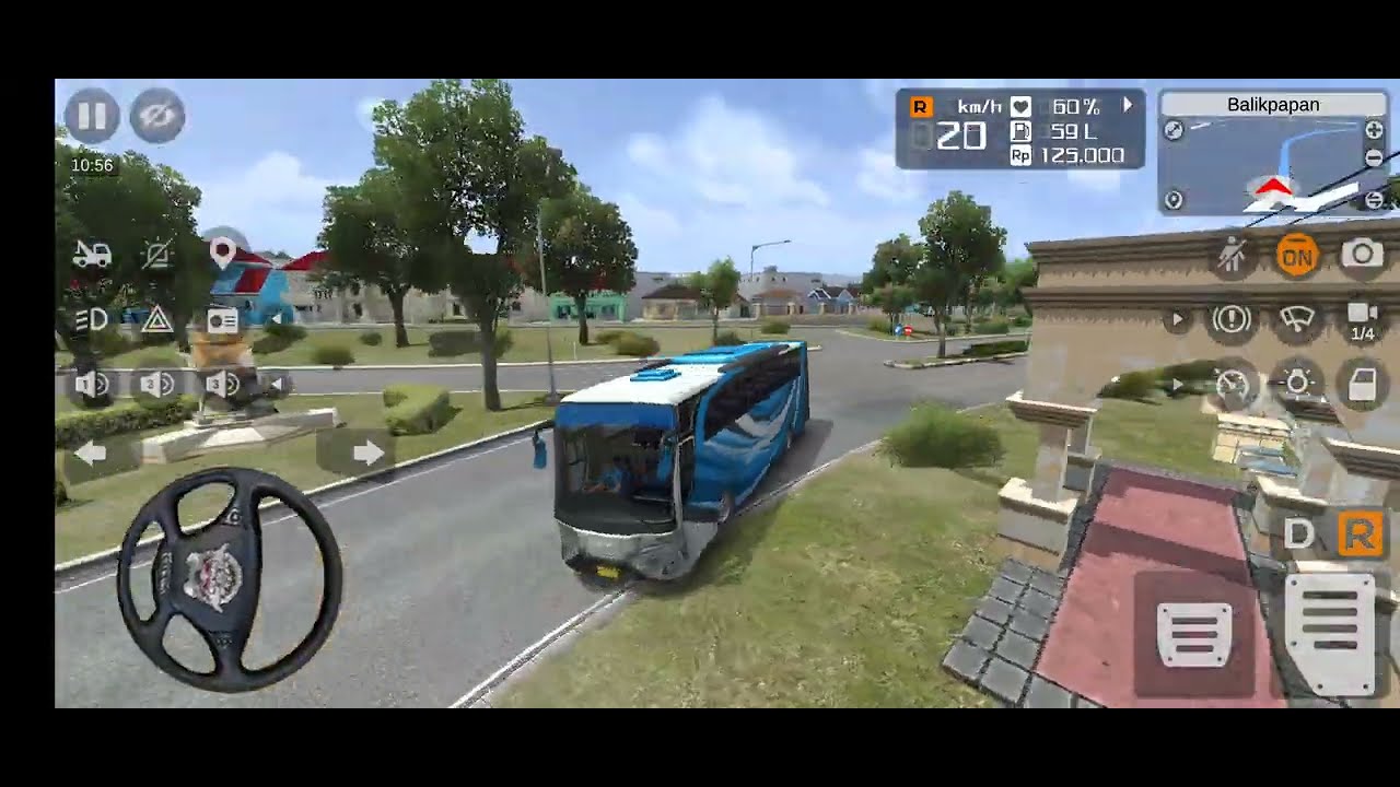 euro coach bus simulator 🌴🚌|| new coach bus simulator Android gameplay 
