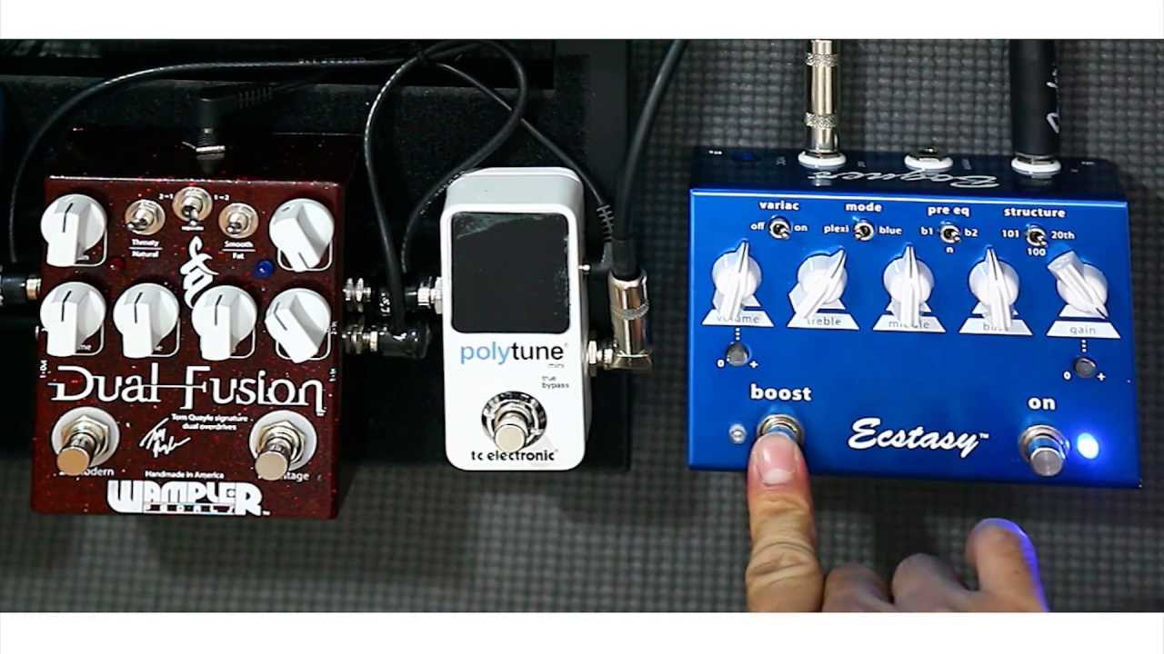 Wampler Dual Fusion vs Bogner Ecstasy Blue - Suhermanto Harsono