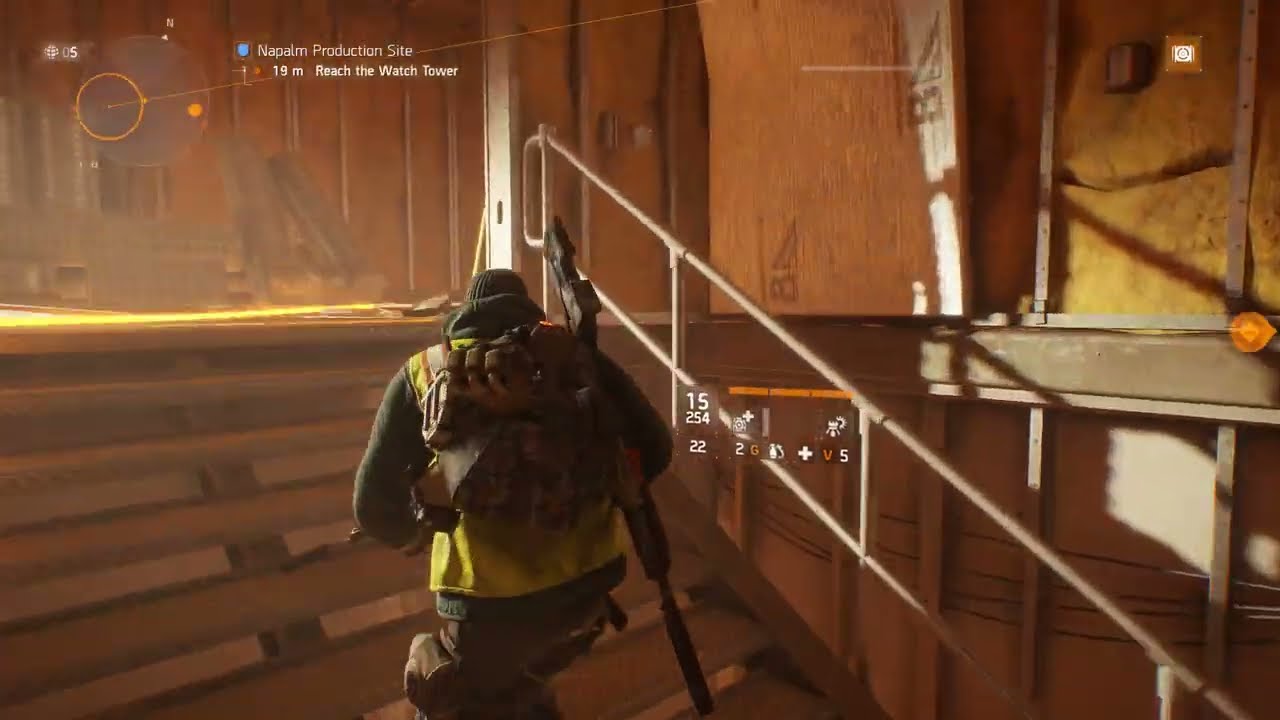 The Division 1 - Napalm Production Site Legendary Solo (Sniper Build Only)
