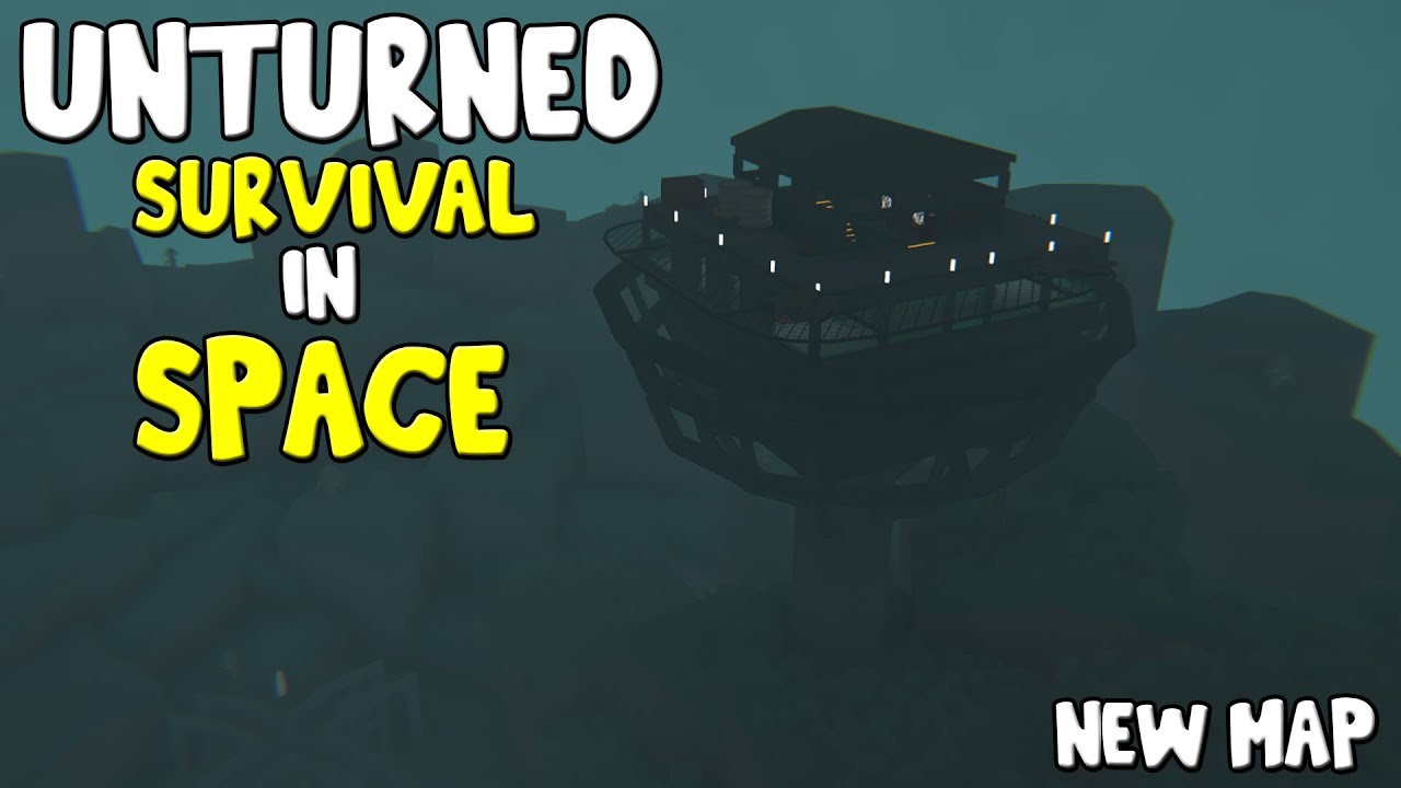 Я исследовал Unturned In Space (новая карта выживания)