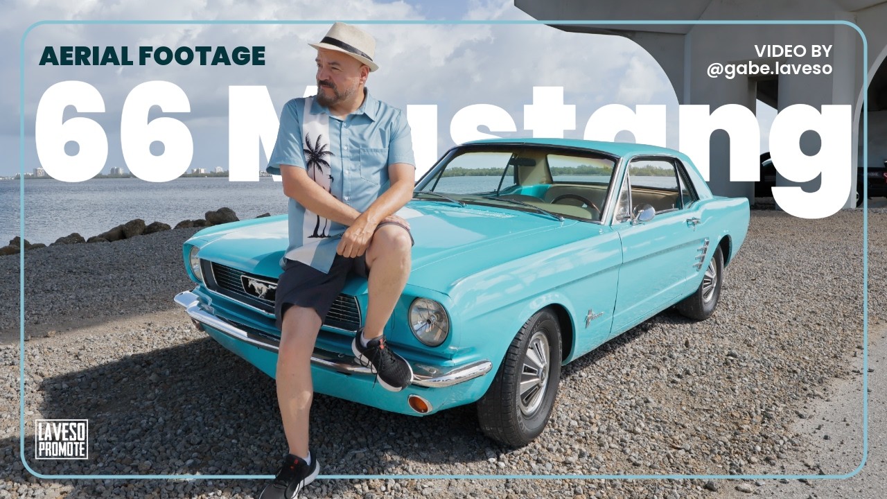 66 Mustang Aerial Footage