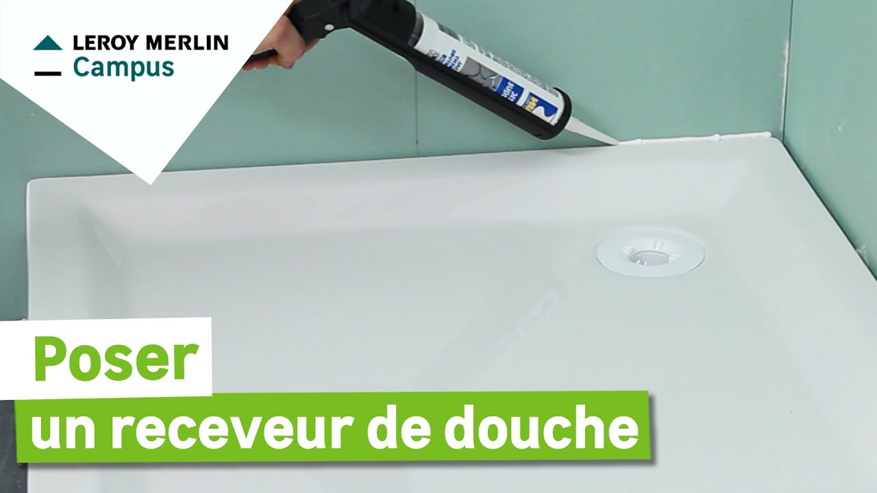 Comment poser un receveur de douche prêt à carreler ? Leroy Merlin