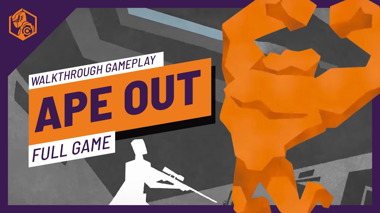 APE OUT - Gameplay Walkthrough | FULL GAME | - No Commentary