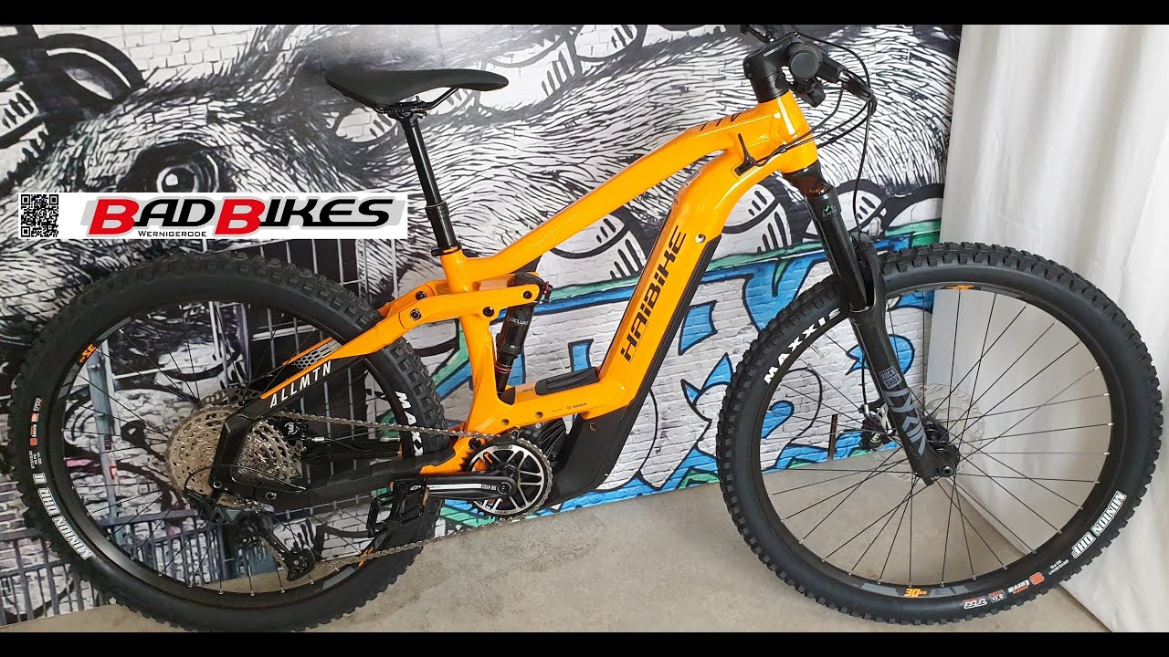 Haibike AllMtn 4 Bosch Performance CX GEN4 85NM PowerTube 625 Wh RockShox Lyrik RC Elektro Bike 2021