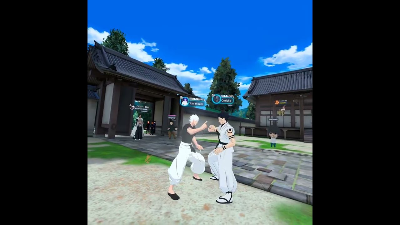 Epic sukuna vs Gojo fight in vrchat