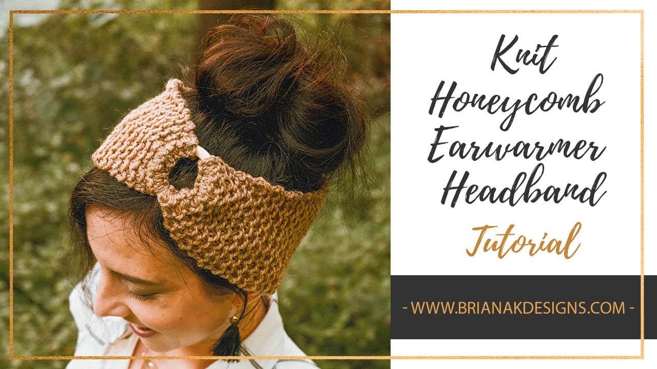 Knit Honeycomb Earwarmer Headbands