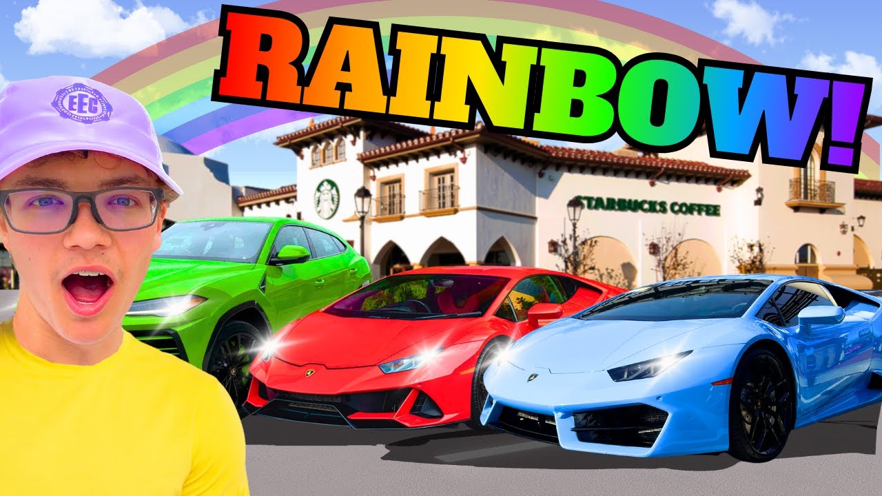 В поисках РАДУГИ с LAMBORGHINI!