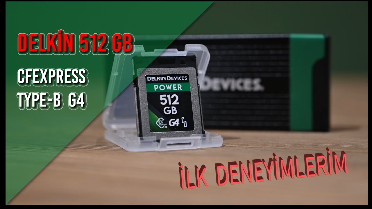 Delkin 512gb G4 CFExpress Type-b Hafıza Kartı