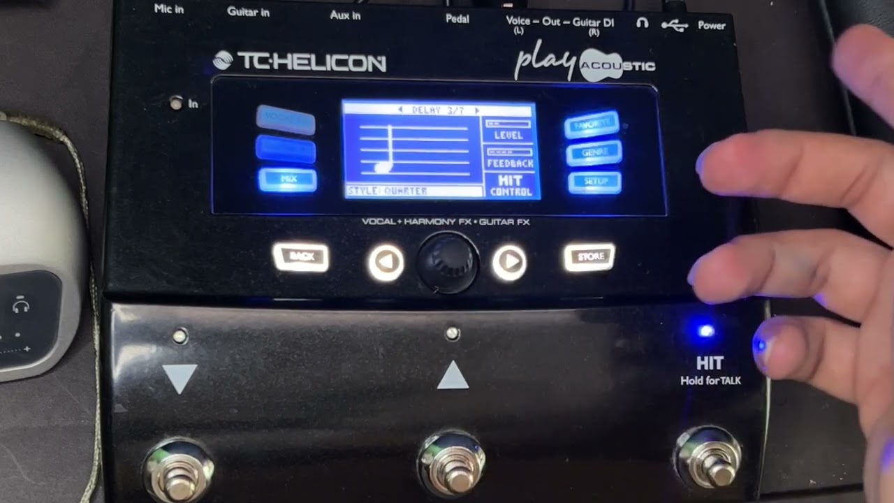 Procesador de voces y efectos de guitarra TC Helicon Play Acoustic l Tutorial Paso a Paso