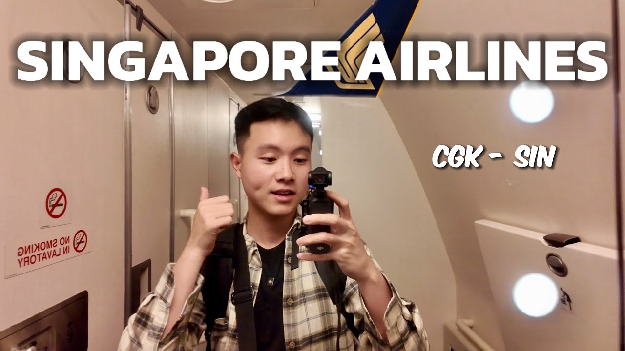 ✈️Economy Class Terbaik! Singapore Airlines Jakarta - Singapore Boeing 777