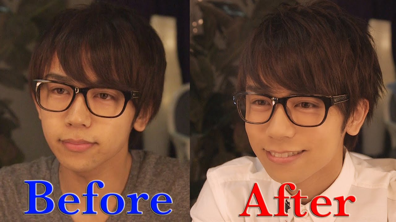 【Mens Make Up】アイドル気取り男子の変身メイク