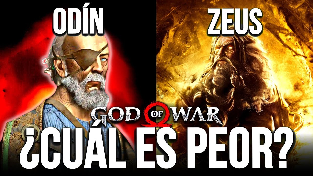 ¿QUIÉN ES PEOR entre ODÍN y ZEUS EN GOD OF WAR? ¿Quién es mayor villano? | Aquí te explico 🔥