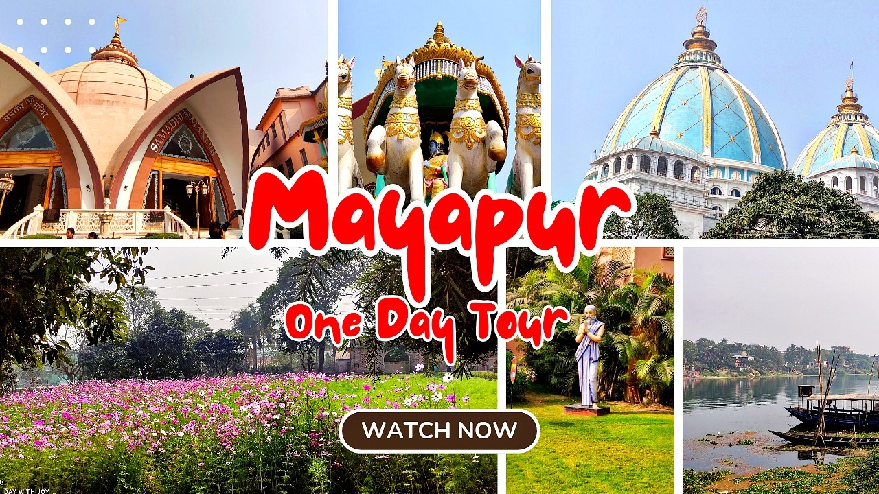 Mayapur Tour Part 1 Iskon Temple | Mayapur Iskon Temple | Chandradoy Mandir