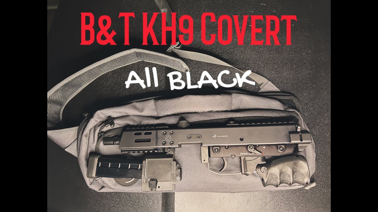 Unboxing the new all BLACK B&T KH9 Covert Pistol