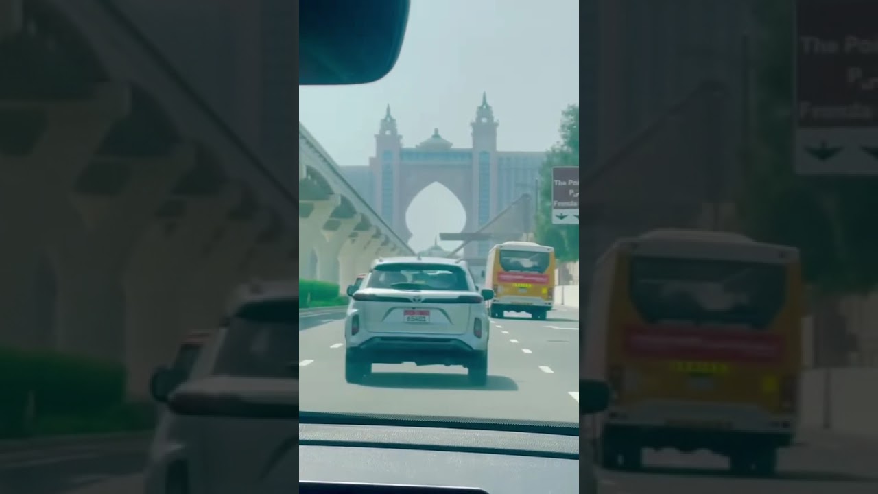 slower the drive the better ❤️😁 #lovedubai #travel #traveldubai #dubai #uae #drivingaroundubai