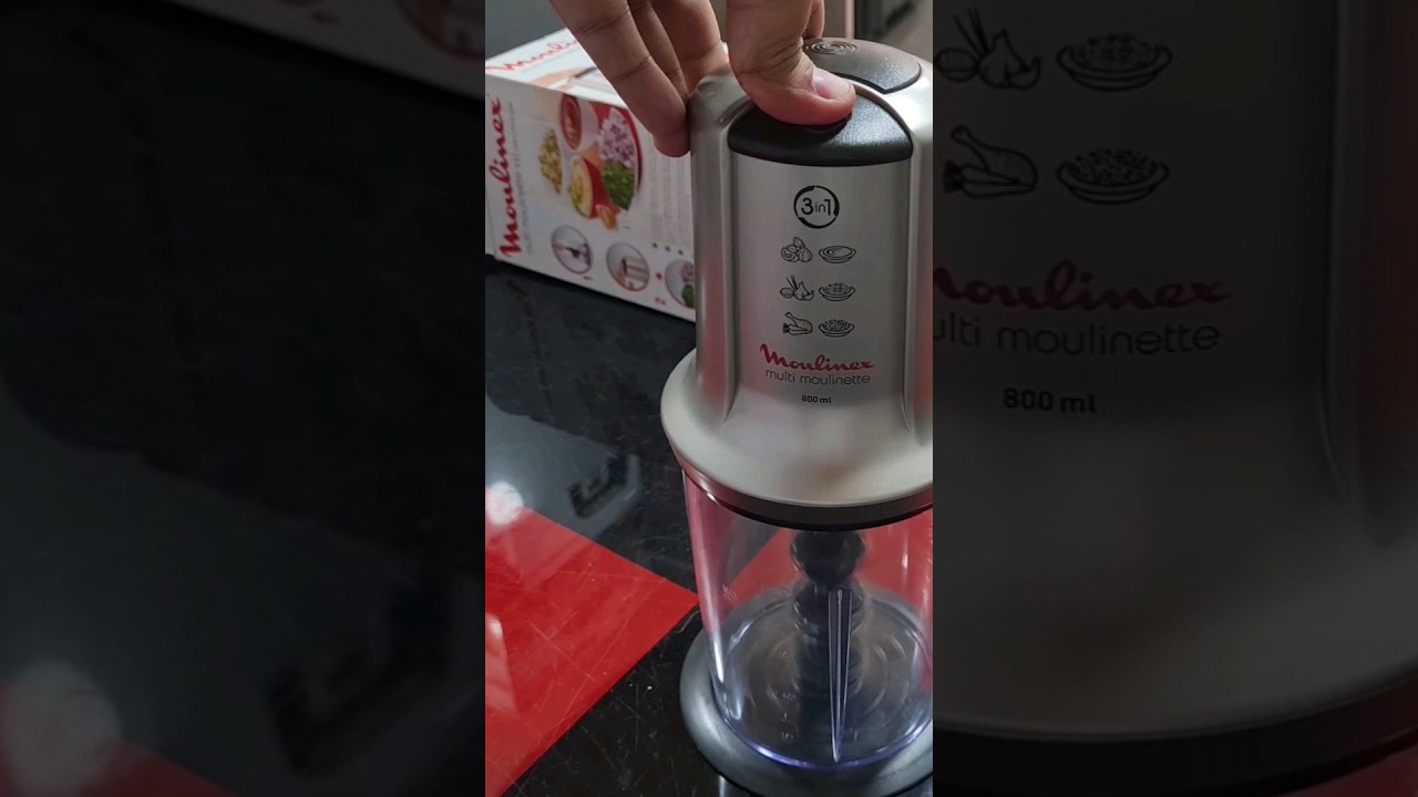 Moulinex Mini Chopper 3 in 1 Made in France Overview| Pakref.com
