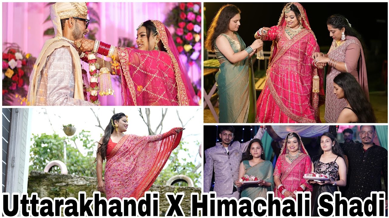 Uttarakhandi X Himachali Shadi ❤️👰‍♀ || Pahadi wedding || cousin ki Shadi || Pahadi Ghar (New Tehri)