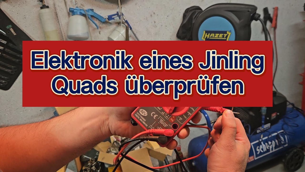 Elektrik an Quad: Zündfunken überprüfen Jinling JLA 21b