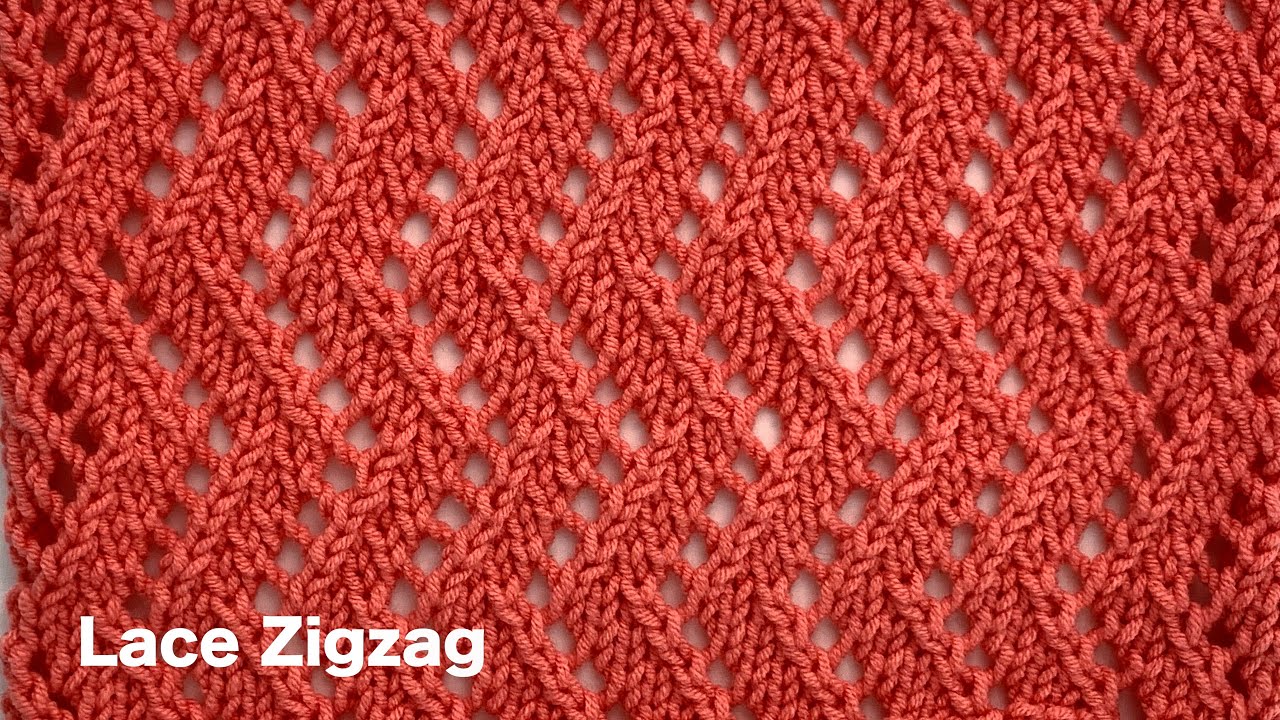 Lace Zigzag | Knitting Stitch Patterns