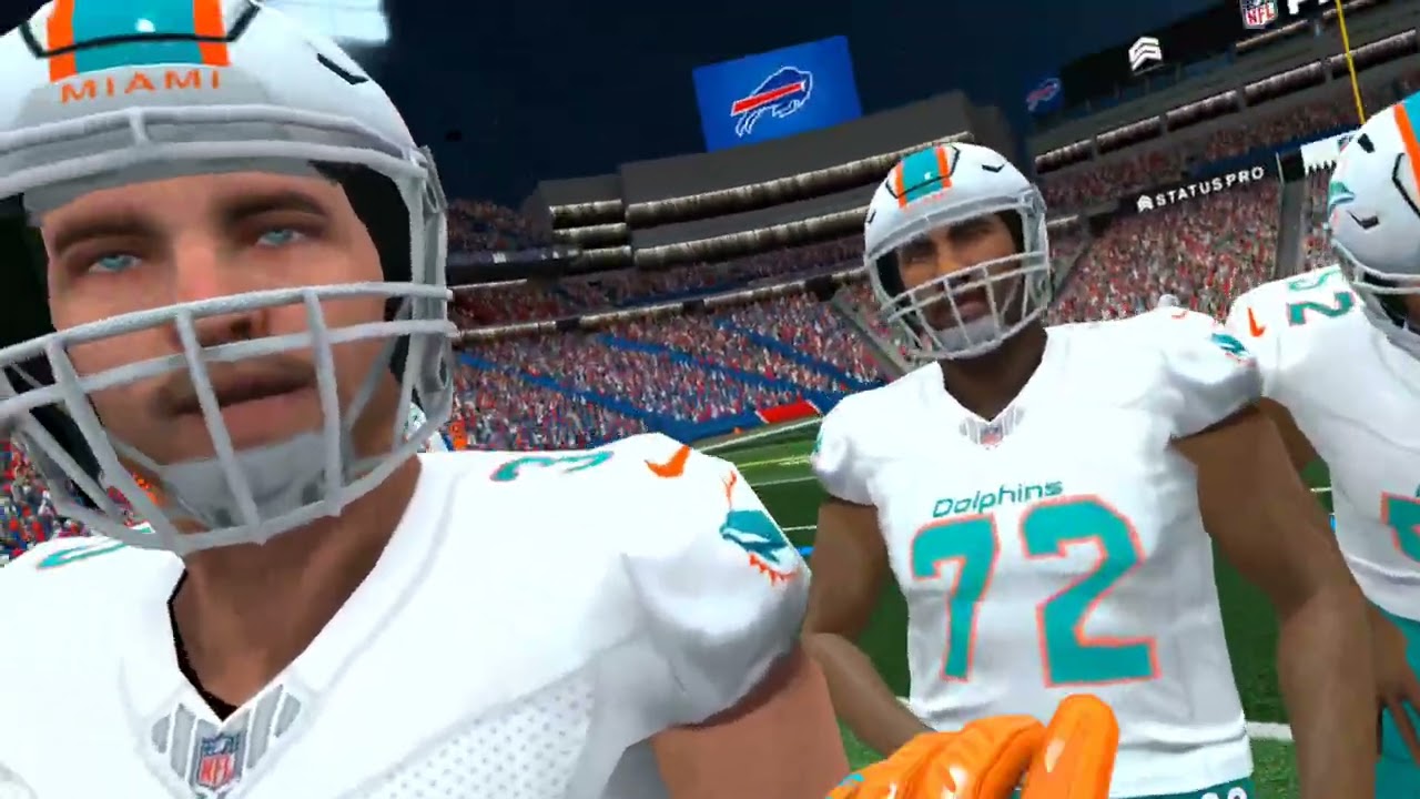 Playing one half on NFL Pro Era against the Bills