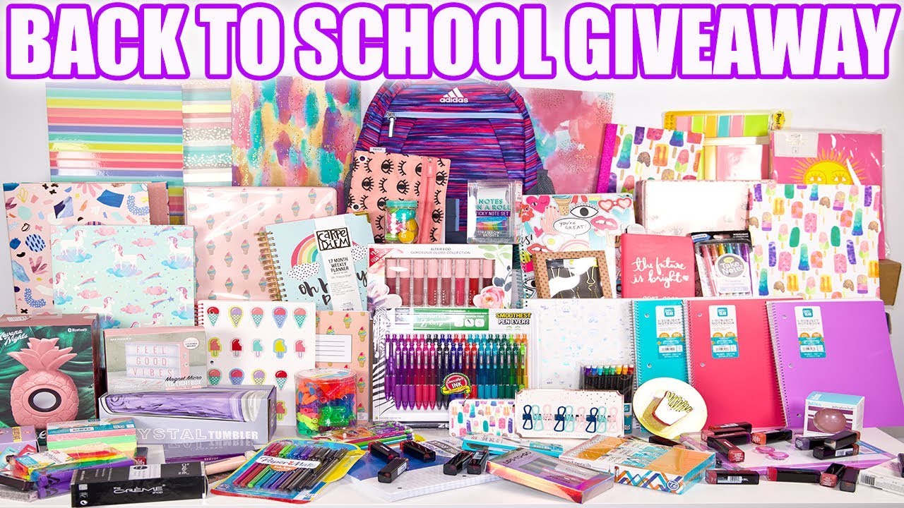 Biggest Back To School Giveaway EVER! 2 WINNERS - Open International