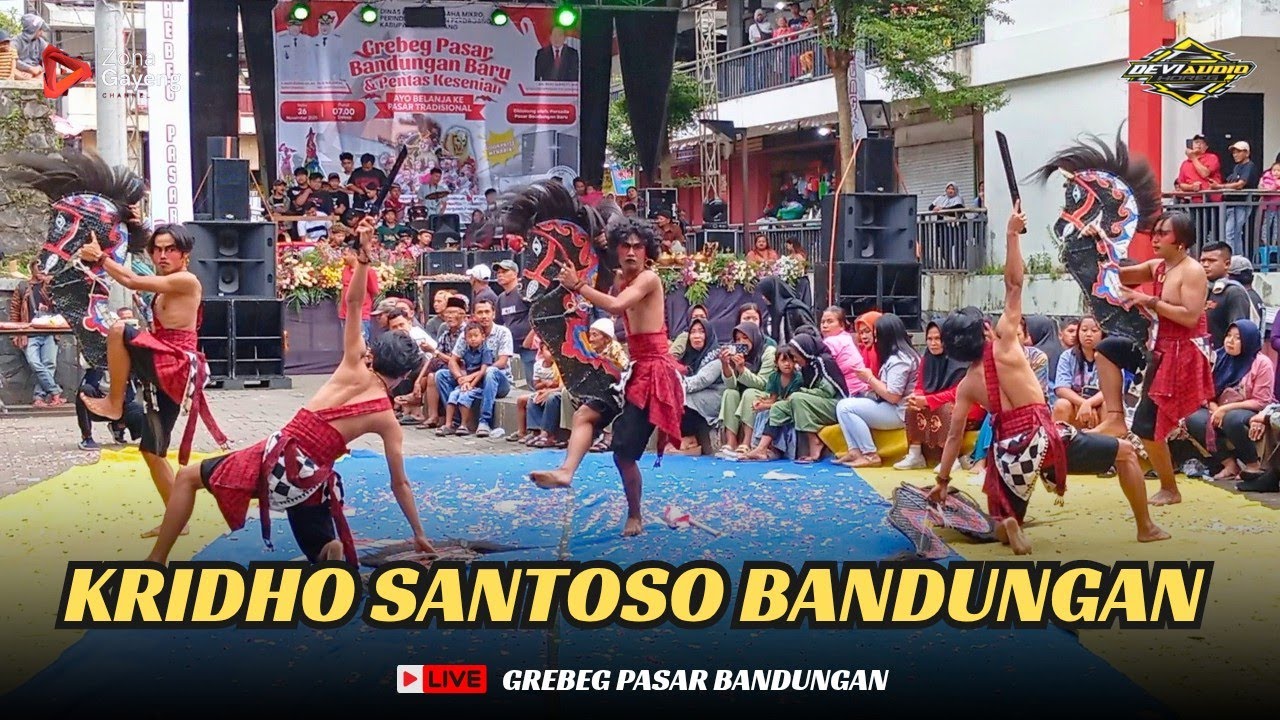KREASI TERBARU 🔥 Jaranan KRIDHO SANTOSO Bandungan - Live Grebeg Pasar Bandungan (26/11/2025)