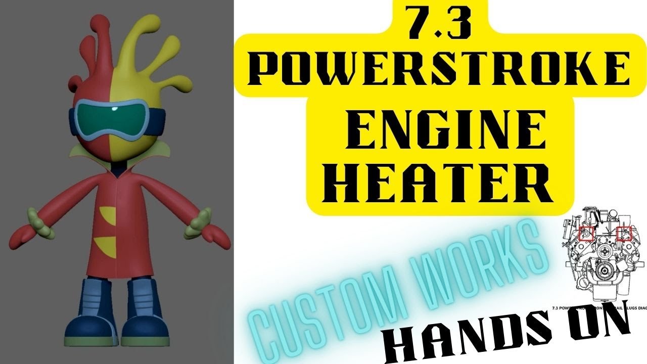 🛻🎥ТЕСТ И ЗАМЕНА НАГРЕВАТЕЛЕЙ БЛОКА ДВИГАТЕЛЯ POWERSTROKE 7.3🟢🟡🔴🟢