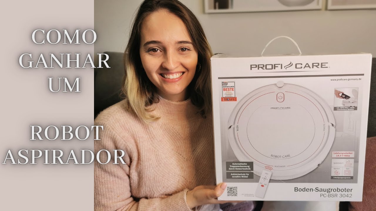 Como eu ganhei um robot aspirador de graça\Review Aspirador Robô PROFICARE BSR 3042.
