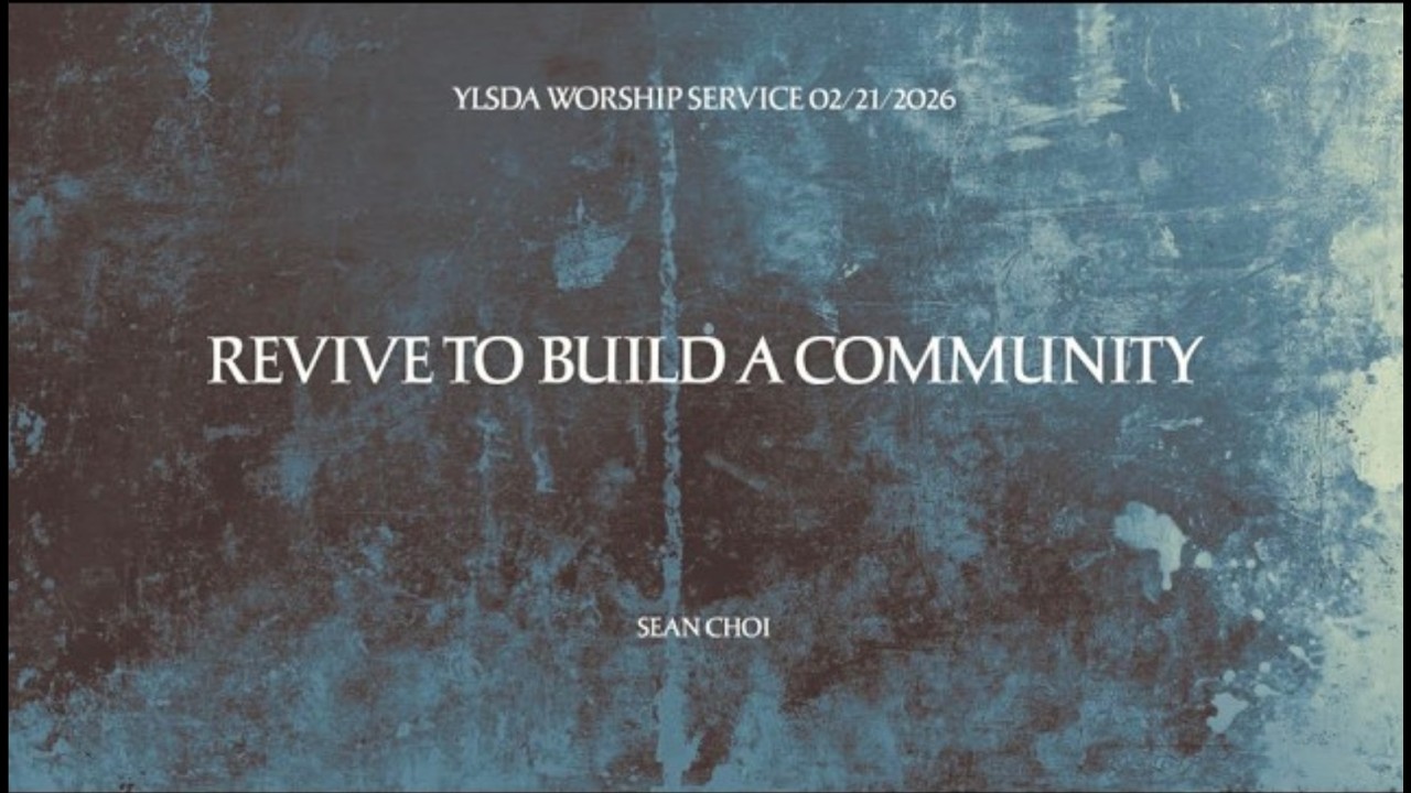 Revive to build a community | Guest Speaker Pastor Sean Choi