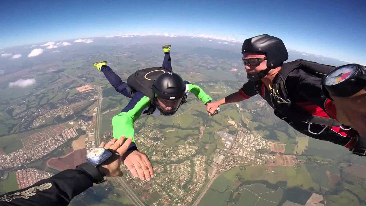 Skydive  em Boituva 3 Way SkyRadical